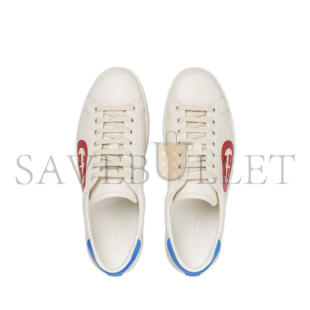GUCCI ACE 'INTERLOCKING G - WHITE RED BLUE' 625783